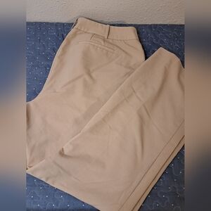 Worthington Curvy fit Perfect tan trouser pants size 16